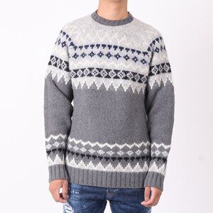 NWT - Barbour Wetheral Fair Isle Men's Sweater - Grey🩶❄️